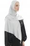 Ajda - Hijab Zip Gris Clair