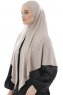 Ajda - Hijab Zip Gris Pierre