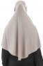 Ajda - Hijab Zip Gris Pierre