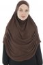 Roxelana - Hijab Al Amira Marron Longue