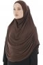 Roxelana - Hijab Al Amira Marron Longue