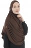Roxelana - Hijab Al Amira Marron Longue