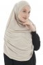 Roxelana - Hijab Al Amira Taupe Clair Longue