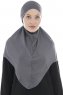 Sefa - Hijab Al Amira Gris Foncé One-Piece