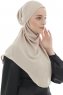 Ebrar - Hijab Al Amira Crepe Chiffon Taupe Clair