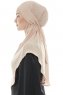 Ebrar - Hijab Al Amira Crepe Chiffon Beige