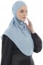 Ebrar - Hijab Al Amira Crepe Chiffon Bleu Clair