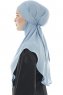 Ebrar - Hijab Al Amira Crepe Chiffon Bleu Clair