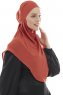 Ebrar - Hijab Al Amira Crepe Chiffon Rouge Brique