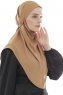 Ebrar - Hijab Al Amira Crepe Chiffon Camel