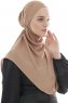 Ebrar - Hijab Al Amira Crepe Chiffon Gold
