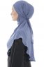 Ebrar - Hijab Al Amira Crepe Chiffon Indigo