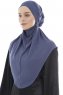 Ebrar - Hijab Al Amira Crepe Chiffon Royal Blue