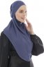 Ebrar - Hijab Al Amira Crepe Chiffon Royal Blue