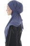 Ebrar - Hijab Al Amira Crepe Chiffon Royal Blue