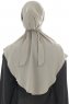 Ebrar - Hijab Al Amira Crepe Chiffon Sand 