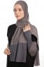 Azize - Pro Scarf Sport Hijab Set Gris Foncé