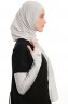 Azize - Pro Scarf Sport Hijab Set Gris Clair
