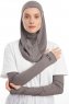 Bayda - Pro Sport Hijab Set Gris Foncé