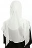 Eylem - Hijab Chiffon One Piece Crème