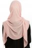 Eylem - Hijab Chiffon One Piece Vieux Rose