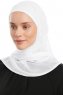 Sahar - Hijab Chiffon One Piece Blanc