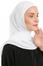 Sahar - Hijab Chiffon One Piece Blanc