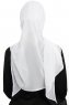 Sahar - Hijab Chiffon One Piece Blanc