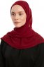 Sahar - Hijab Chiffon One Piece Bordeaux