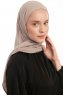 Sahar - Hijab Chiffon One Piece Taupe Clair