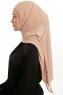Sahar - Hijab Chiffon One Piece Beige