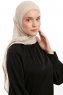 Sahar - Hijab Chiffon One Piece Beige Clair