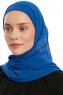 Sahar - Hijab Chiffon One Piece Bleu