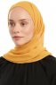 Sahar - Hijab Chiffon One Piece Moutarde