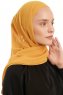 Sahar - Hijab Chiffon One Piece Moutarde