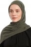 Sahar - Hijab Chiffon One Piece Kaki