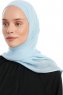 Sahar - Hijab Chiffon One Piece Bleu Clair