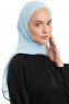 Sahar - Hijab Chiffon One Piece Bleu Clair