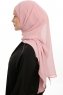 Sahar - Hijab Chiffon One Piece Rose Foncé