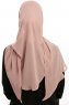 Sahar - Hijab Chiffon One Piece Saumon Clair