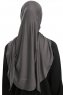 Vesile - Hijab One-Piece Gris Foncé