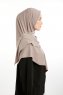 Nermin - Sandy Scarfs Hijab Gris Pierre