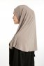 Ilay - Sandy Turban Hijab Taupe Foncé