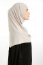 Ilay - Sandy Turban Hijab Taupe Clair