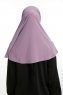 Ilay - Sandy Turban Hijab Violet Foncé