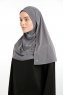 Ilay - Sandy Turban Hijab Gris Foncé