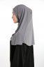 Ilay - Sandy Turban Hijab Gris Foncé