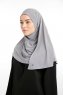 Ilay - Sandy Turban Hijab Gris Clair