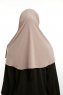 Ilay - Sandy Turban Hijab Gris Pierre