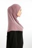 Ilay - Sandy Turban Hijab Rose Foncé